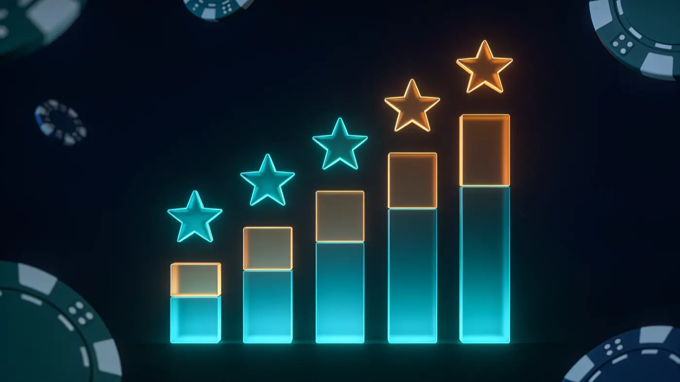 Illustration of OzzyBet's game categories and rating breakdown